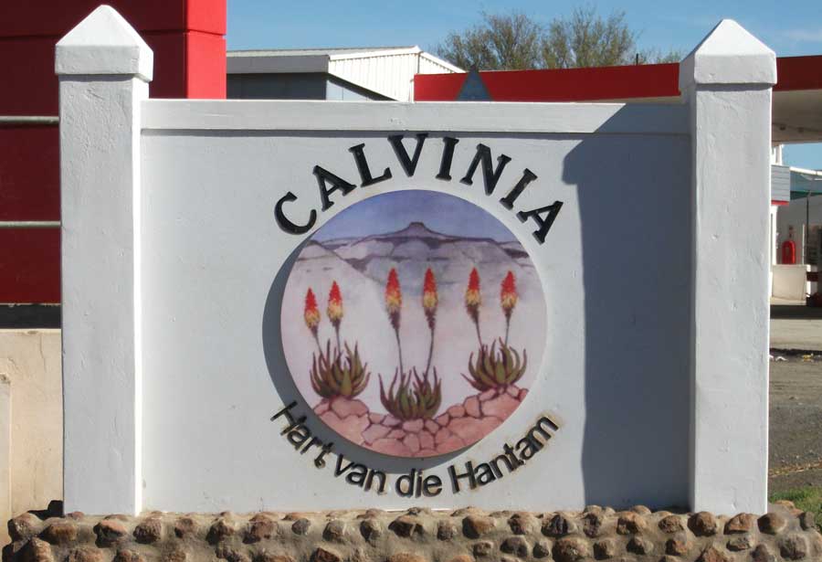 Welcome to Calvinia sign